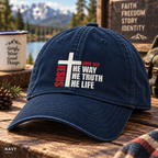 Jesus The Way The Truth The Life Hat - Christian Baseball Cap