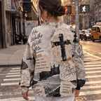 Faith & Bible Verses Aesthetic Collage Hoodie