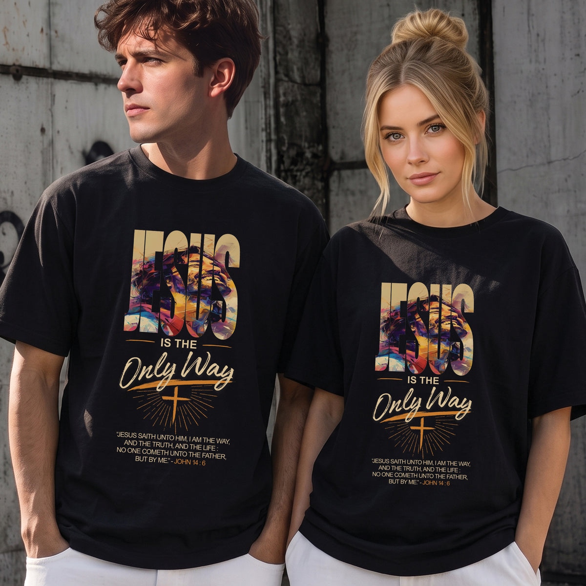 Jesus Is The Only Way - John 14:6 Christian T-Shirt