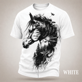 Double Exposure Horse & Pine Forest All Over Print Shirt