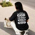 I Would Rather Stand With God Christian Shirt, Faith Over the World Religious Hoodie