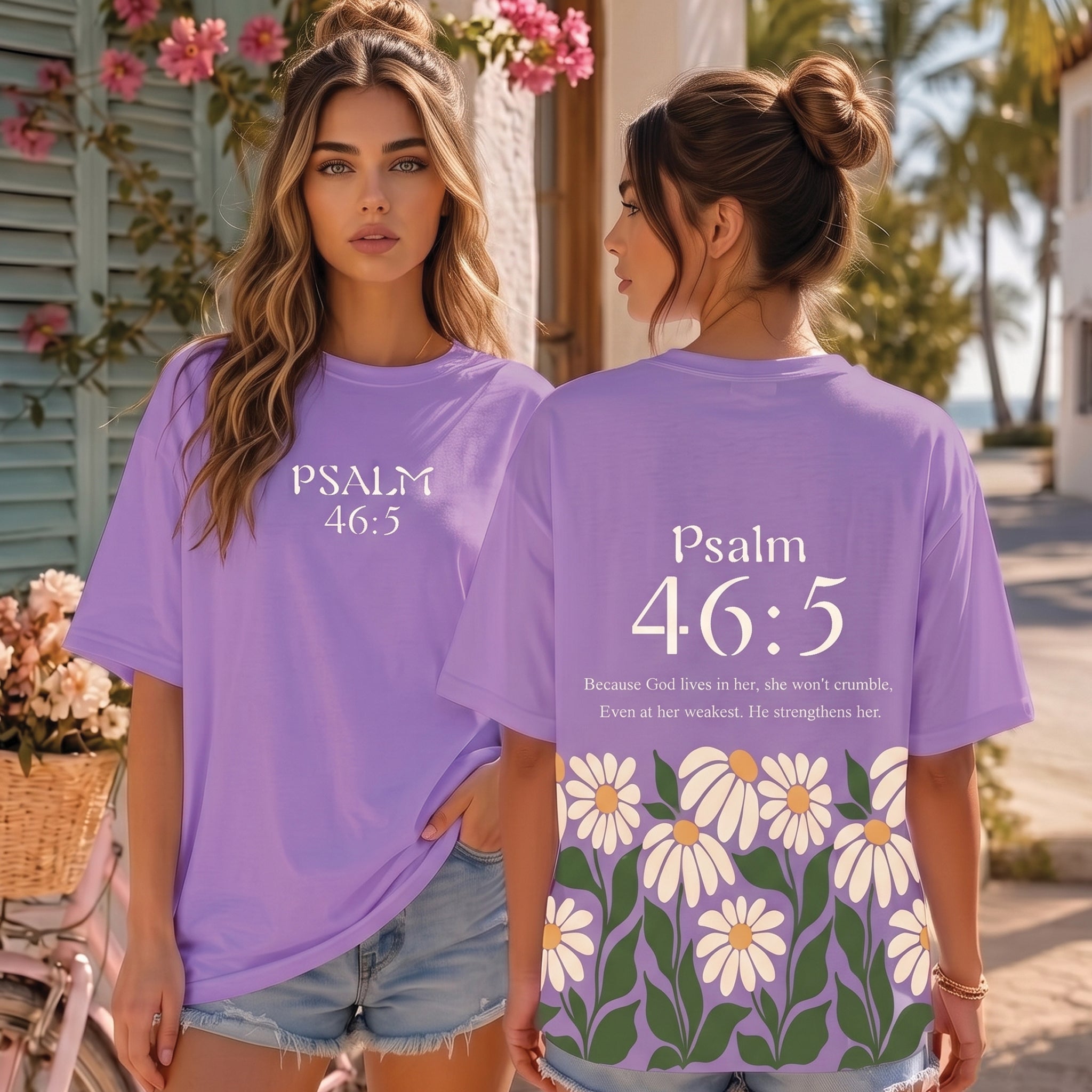 Psalm 46:5 God Lives in Her Christian Shirt, Inspirational Faith Hoodie