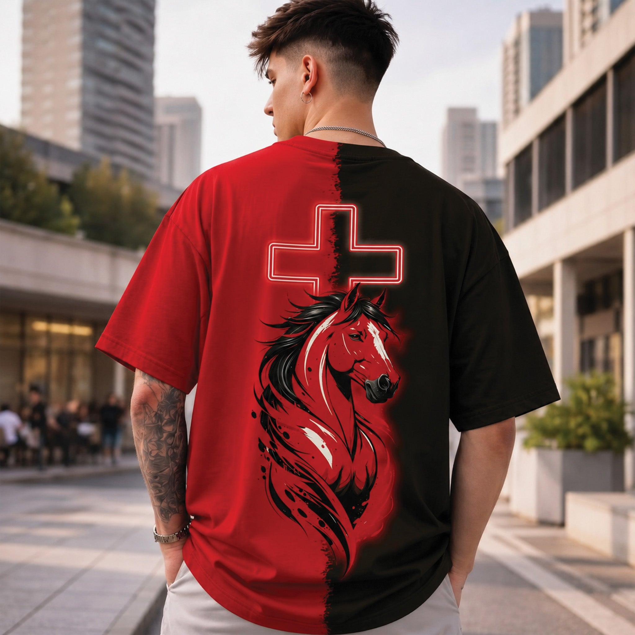 Ride With Jesus All Over Print Shirt, Christian T-Shirt