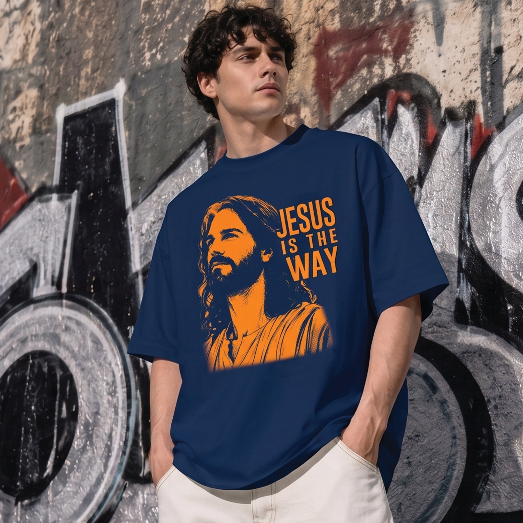 Jesus Is The Way Christian Shirt & Hoodie, Unisex Faith Streetwear