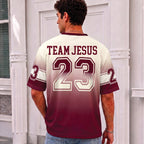 Christian Football Jersey, The Lord Is My Shepherd Faith Jersey