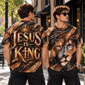 Jesus Is King Christian All Over Print Shirt