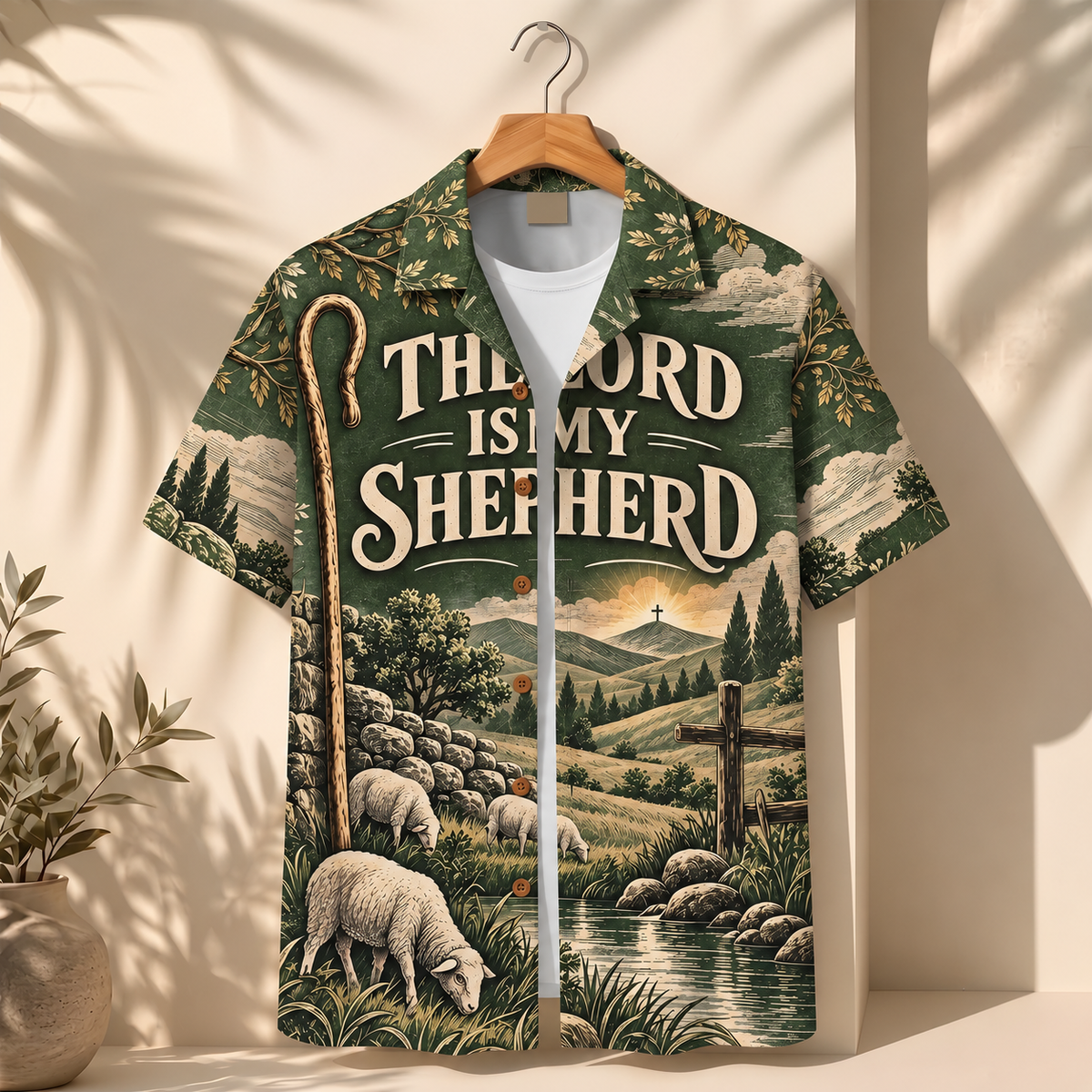 The Lord Is My Shepherd Hawaiian Shirt