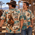 Faith Is Daring The Soul Christian Horse Western All Over Print Shirt