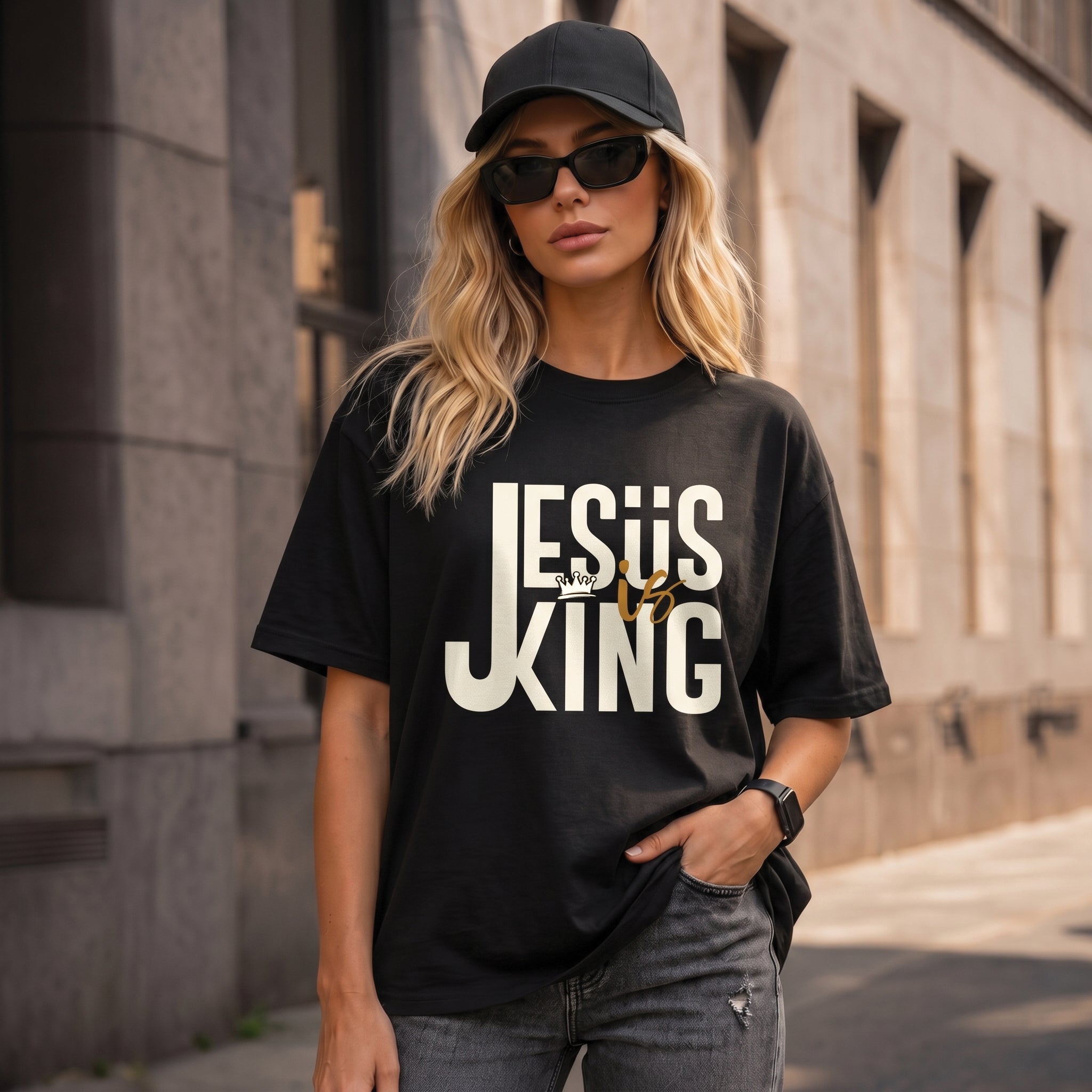 Jesus Is King Lion of Judah Unisex Shirt - Christian Hoodie Streetwear