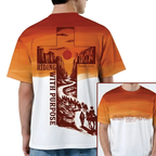 Riding with Purpose All Over Print Shirt, Regious Western Shirt