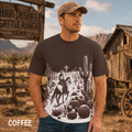 Vintage Western Cowboy All Over Print Shirt, Christian Cowboy Shirt