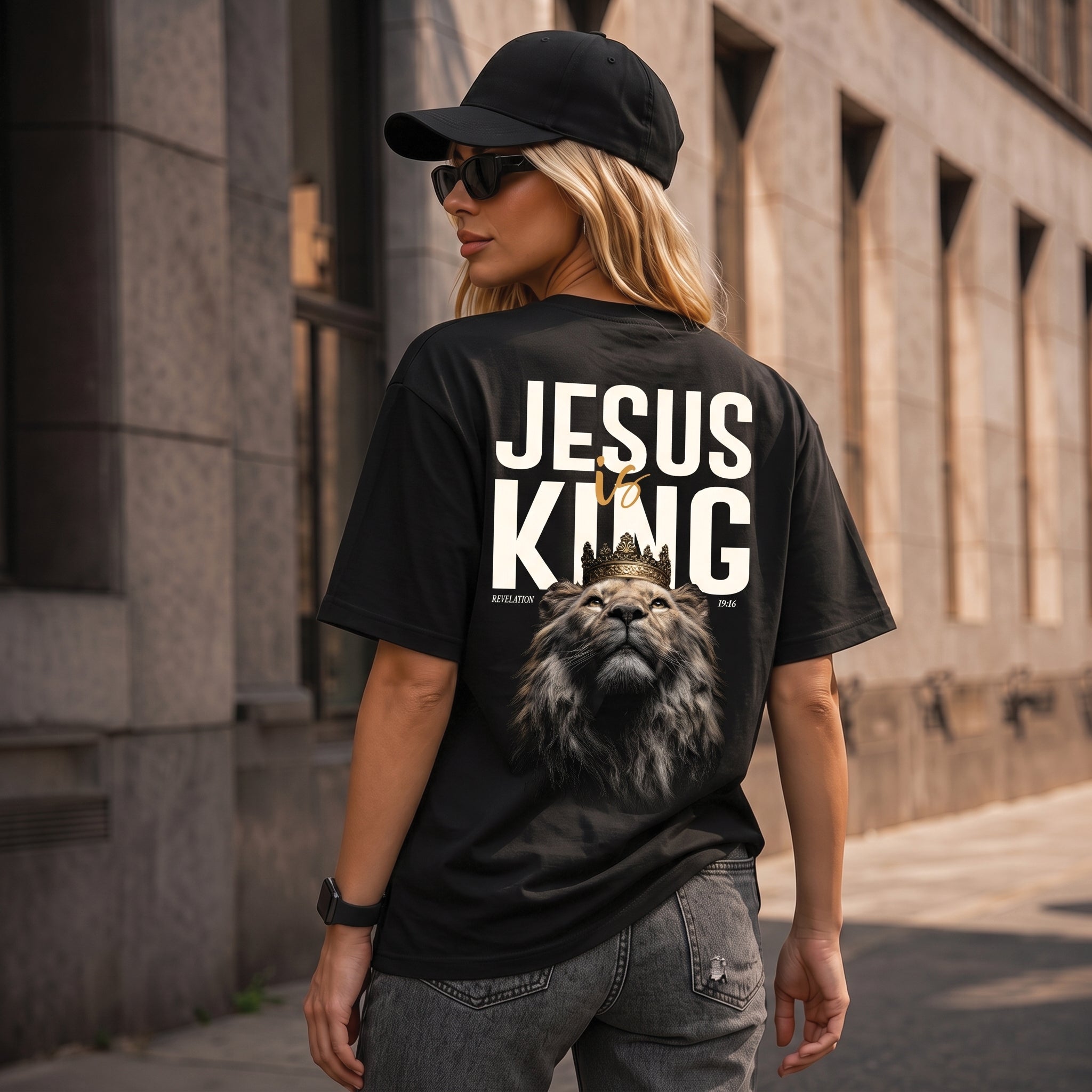 Jesus Is King Lion of Judah Unisex Shirt - Christian Hoodie Streetwear