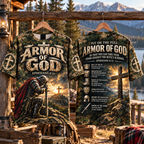 Armor of God Ephesians 6:11 Christian Camo All Over Print Shirt