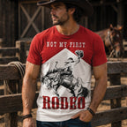 Not My First Rodeo All-Over Print Shirt, Cowboy Rodeo Shirt