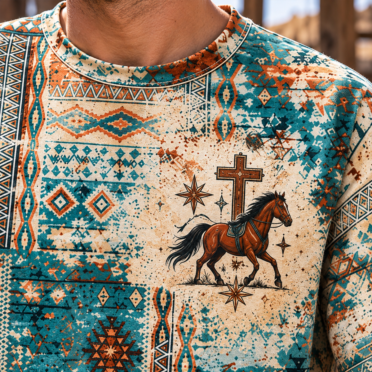 Faith Is Daring The Soul Christian Horse Western All Over Print Shirt