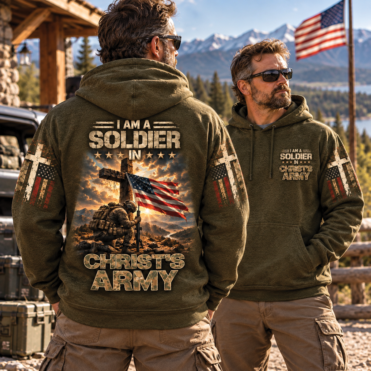 I am a Soldier in Christ's Army T-Shirt, Sweatshirt & Hoodie