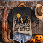 Howdy Halloween Western Spooky Cowgirl All Over Print Shirt