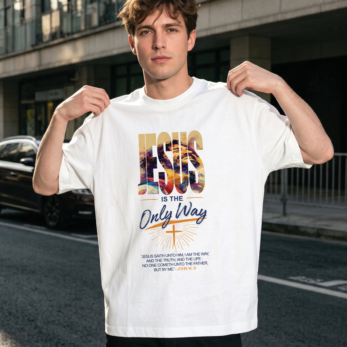 Jesus Is The Only Way - John 14:6 Christian T-Shirt