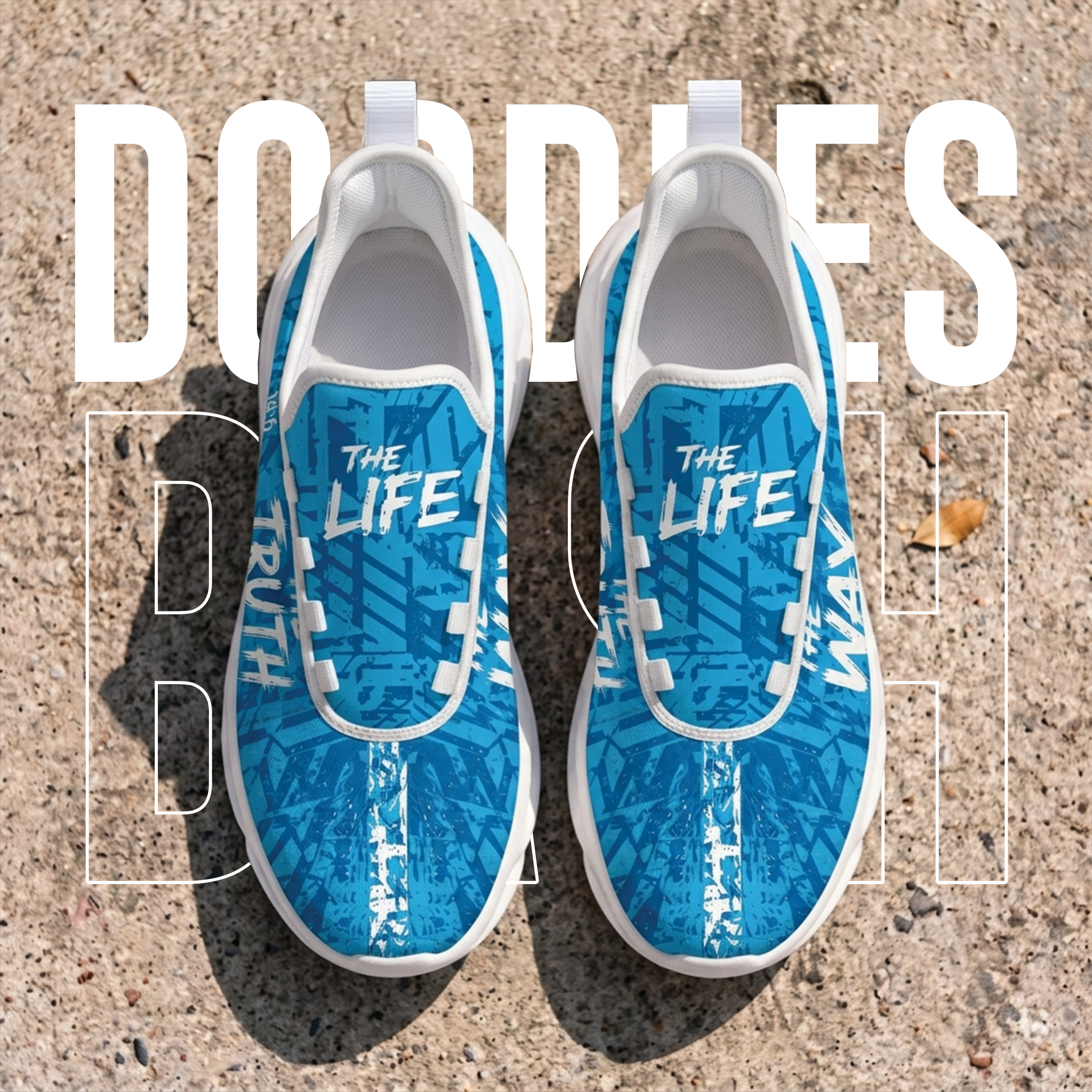 The Way The Truth The Life Sneakers - Christian Max Soul Shoes