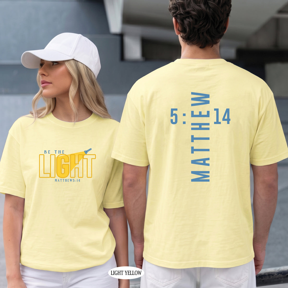 Be The Light Matthew 5:14 Shirt & Hoodie, Christian Streetwear