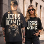 Jesus Is King Lion of Judah Unisex Shirt - Christian Hoodie Streetwear