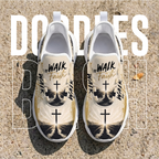 Custom Name Christian Sneakers, Walk by Faith Max Soul Shoes