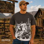 Vintage Western Cowboy All Over Print Shirt, Christian Cowboy Shirt