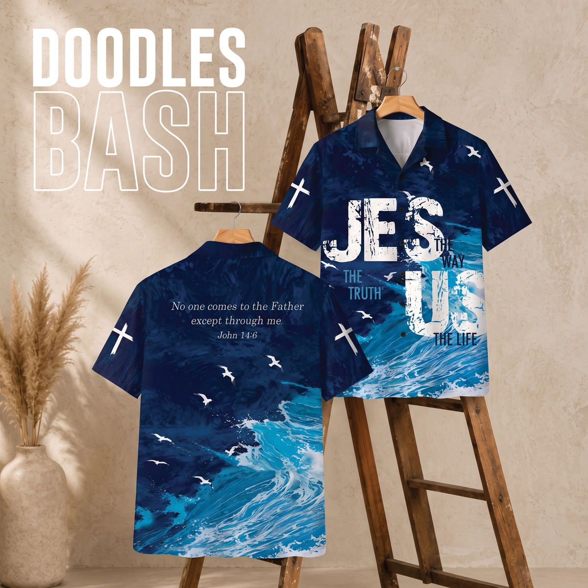 Jesus Is The Way The Truth The Life Hawaiian Shirt
