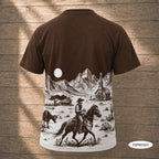 Riding With Purpose Christian All Over Print Shirt, Proverbs 19:21 Cowboy Horse Shirt
