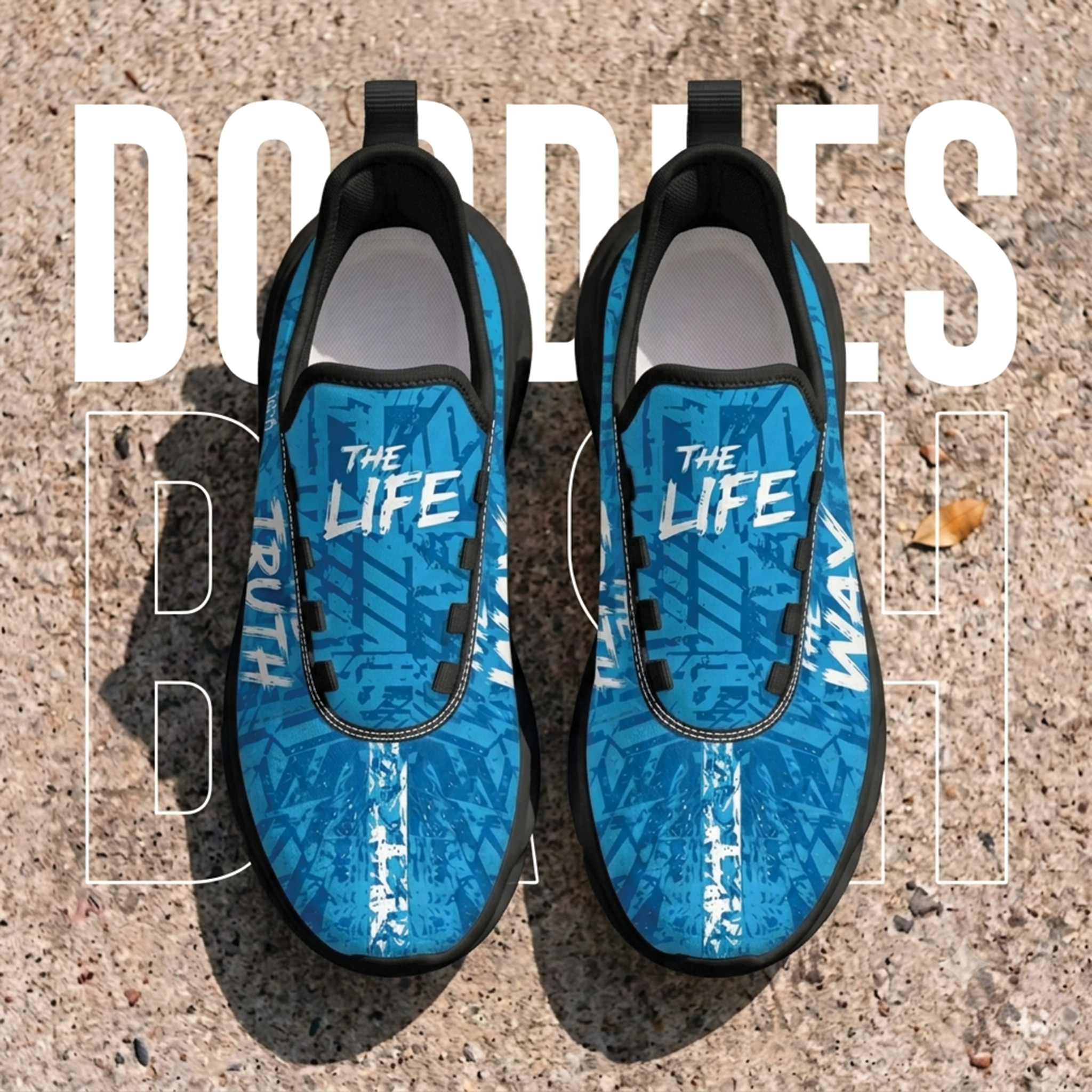 The Way The Truth The Life Sneakers - Christian Max Soul Shoes