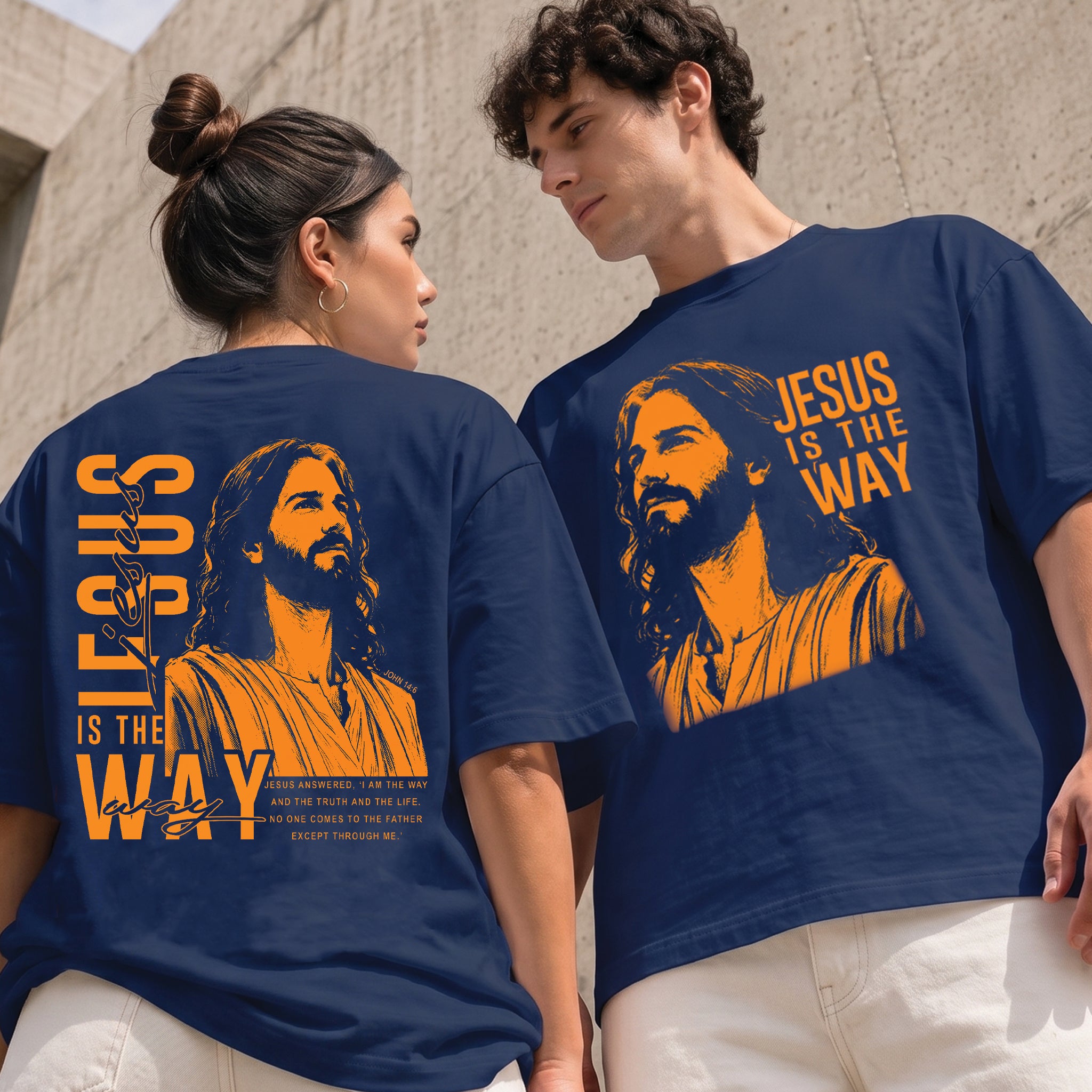 Jesus Is The Way Christian Shirt & Hoodie, Unisex Faith Streetwear