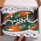 Custom Christian Sneakers – Walk by Faith Max Soul Shoes