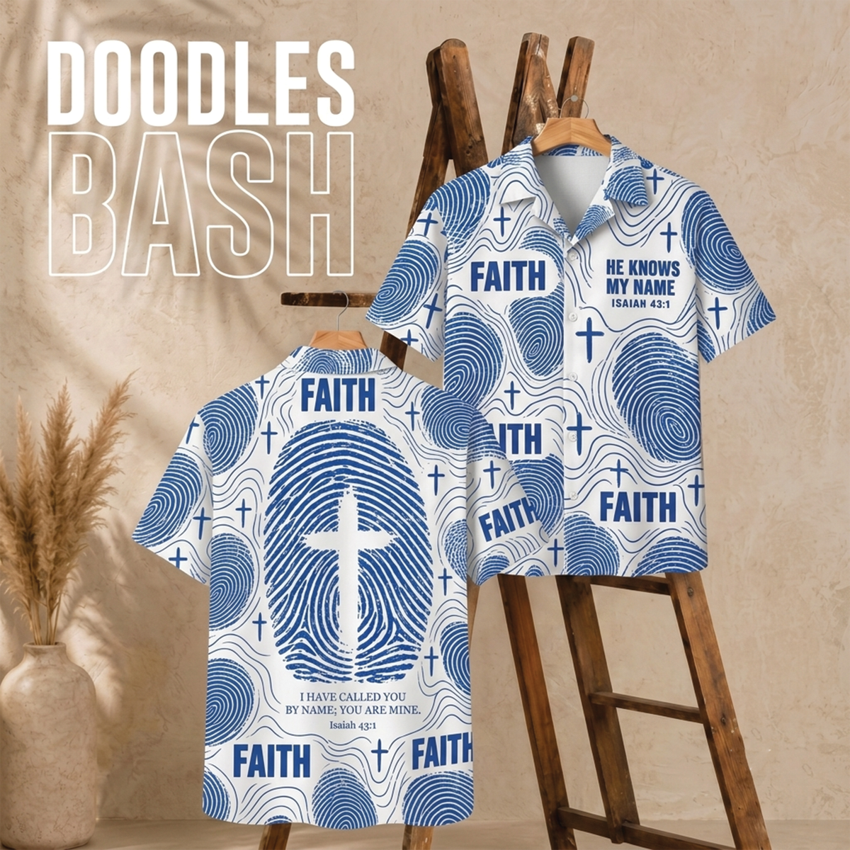 He Knows My Name Christian Hawaiian Shirt