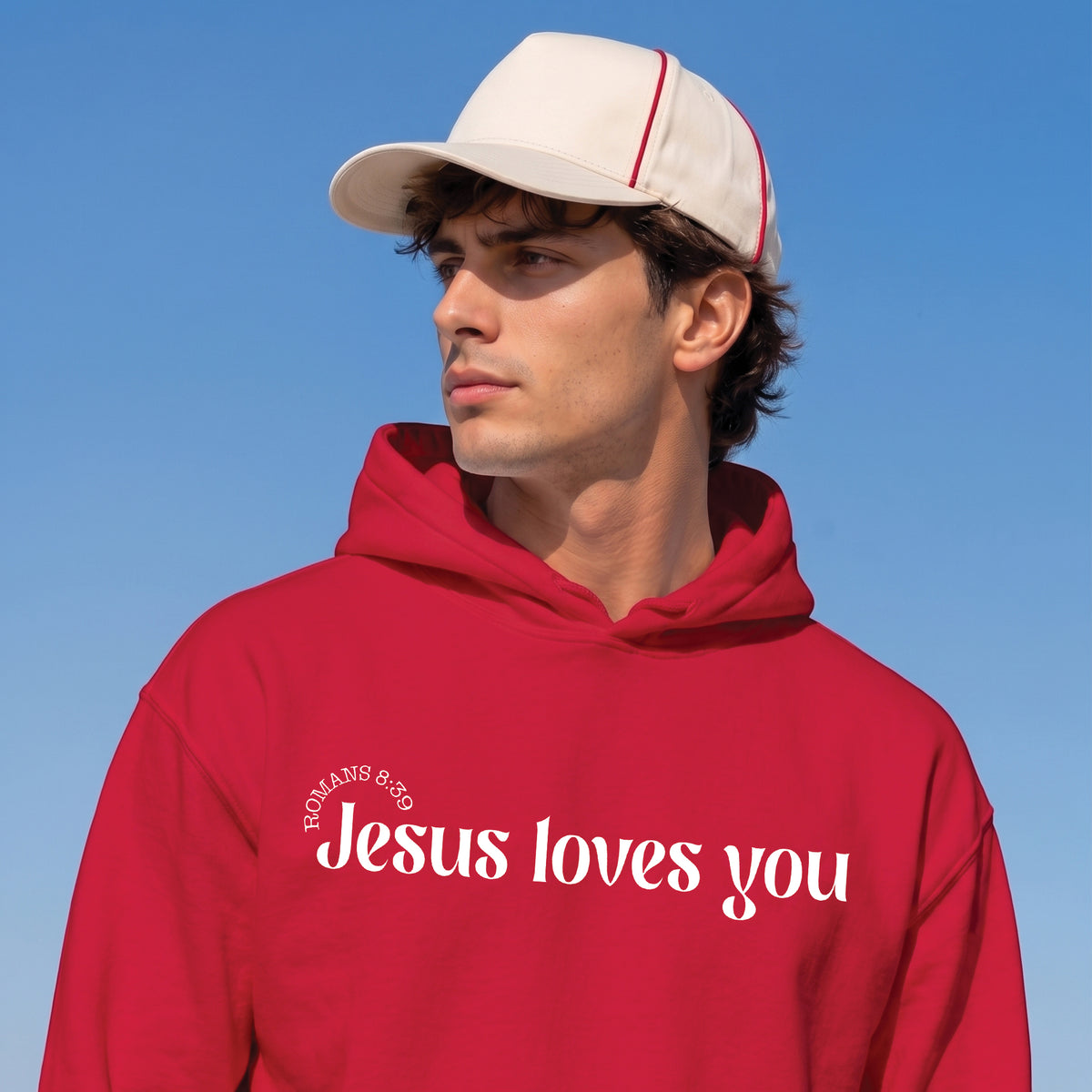 Jesus Loves You Romans 8:39 T-Shirt & Hoodie