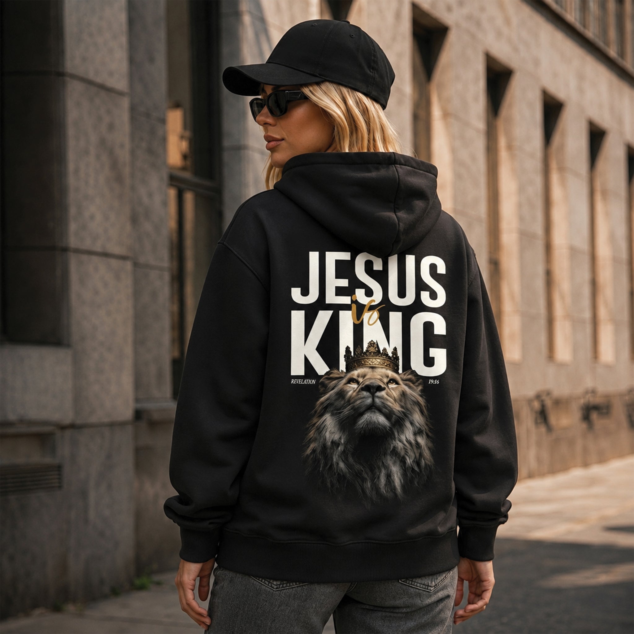 Jesus Is King Lion of Judah Unisex Shirt - Christian Hoodie Streetwear