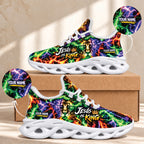 Personalized Jesus Is King Sneakers - Christian Max Soul Shoes