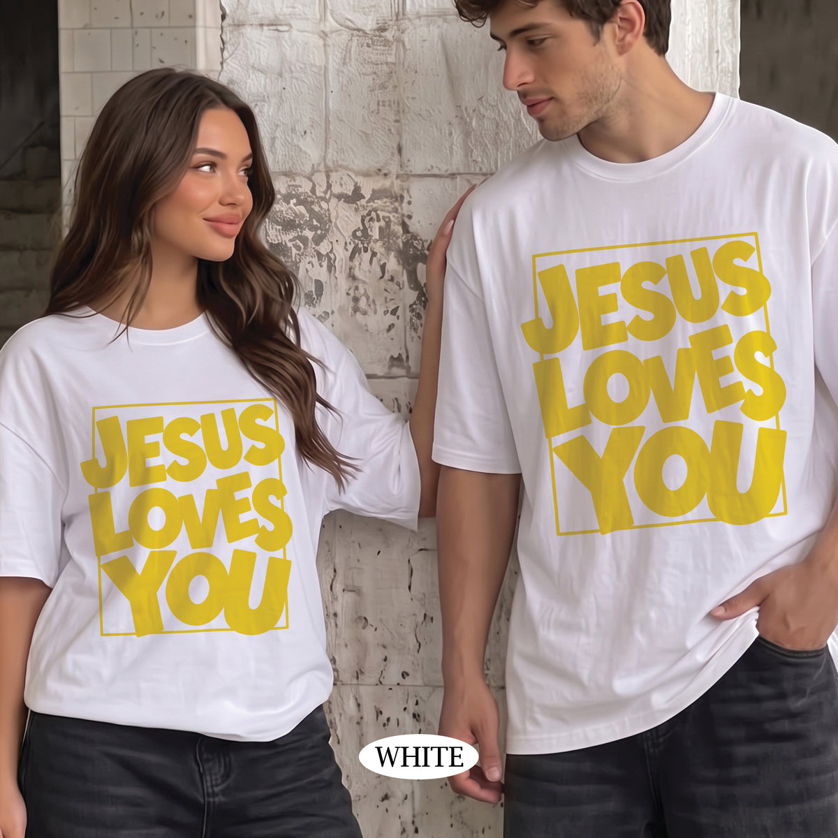 Jesus Loves You Christian T-Shirt & Sweatshirt