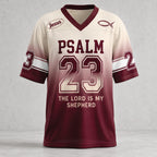 Christian Football Jersey, The Lord Is My Shepherd Faith Jersey