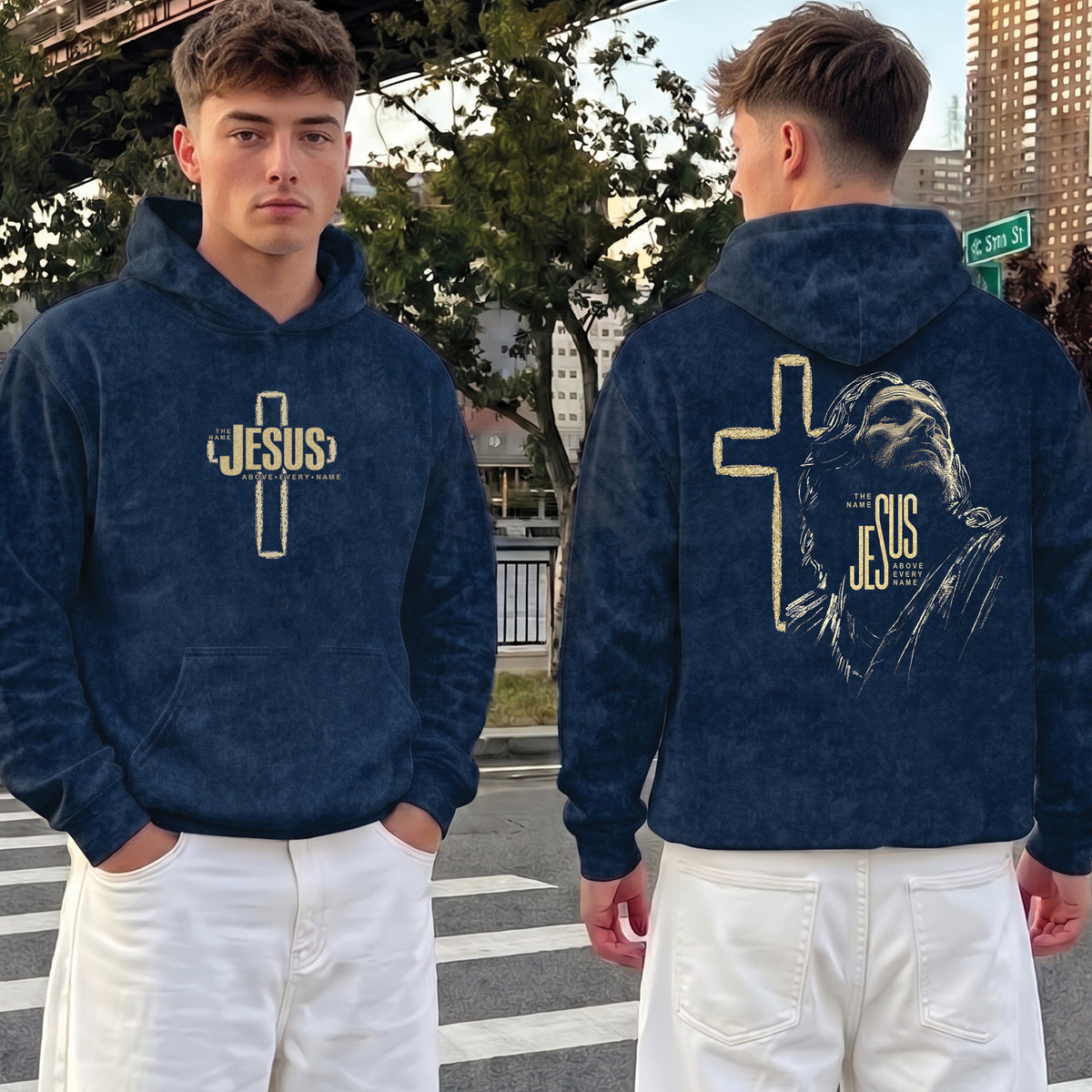 The Name Jesus Above Every Name Shirt & Hoodie, Christian Streetwear