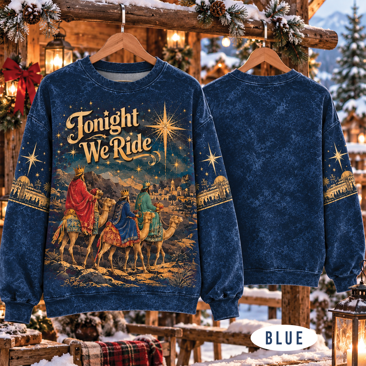 Tonight We Ride Christmas T-Shirt, Sweatshirt & Hoodie