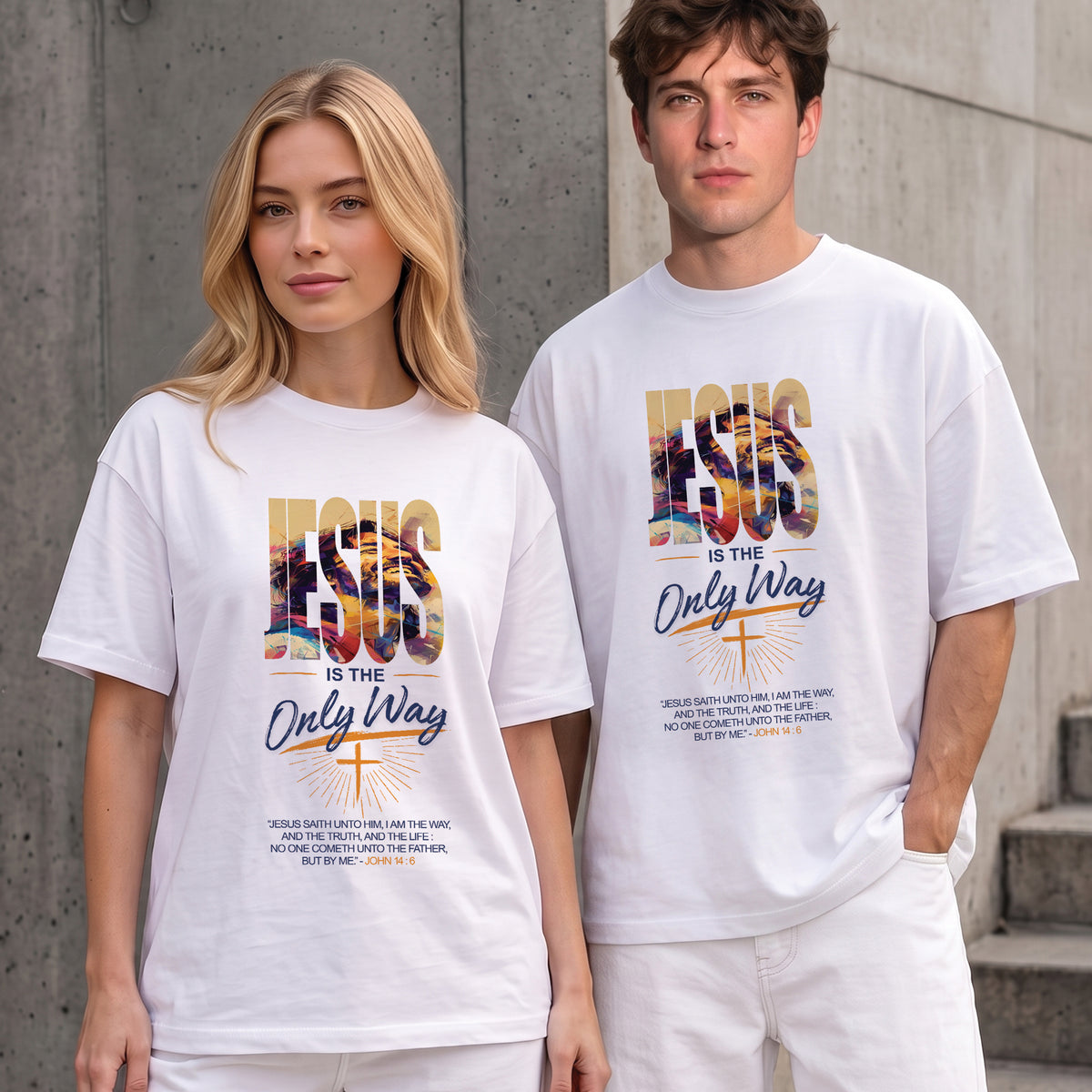 Jesus Is The Only Way - John 14:6 Christian T-Shirt