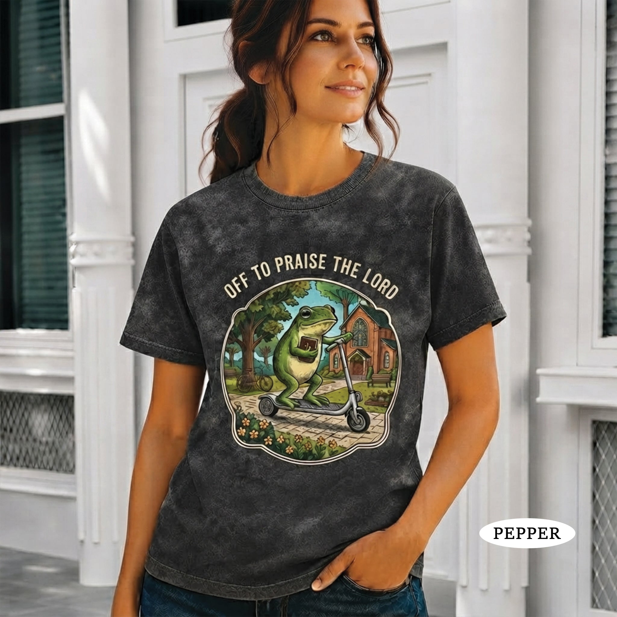 Off to Praise the Lord All Over Print Shirt, Funny Christian Shirt