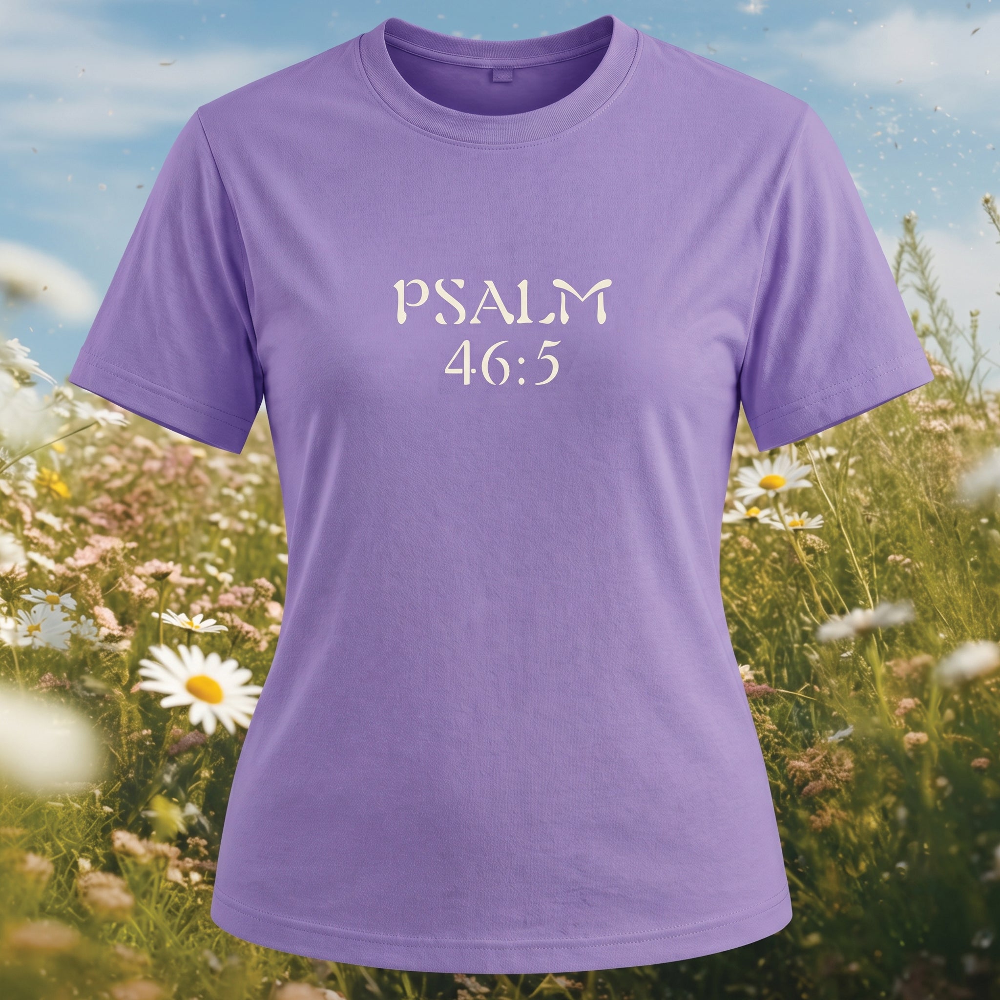 Psalm 46:5 God Lives in Her Christian Shirt, Inspirational Faith Hoodie