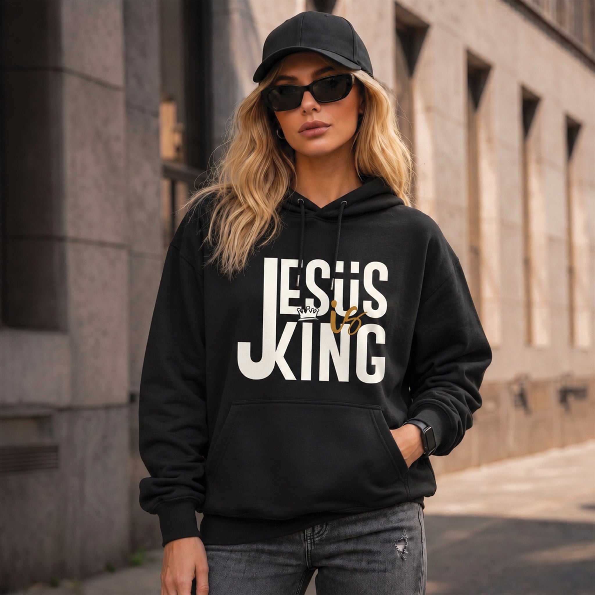 Jesus Is King Lion of Judah Unisex Shirt - Christian Hoodie Streetwear