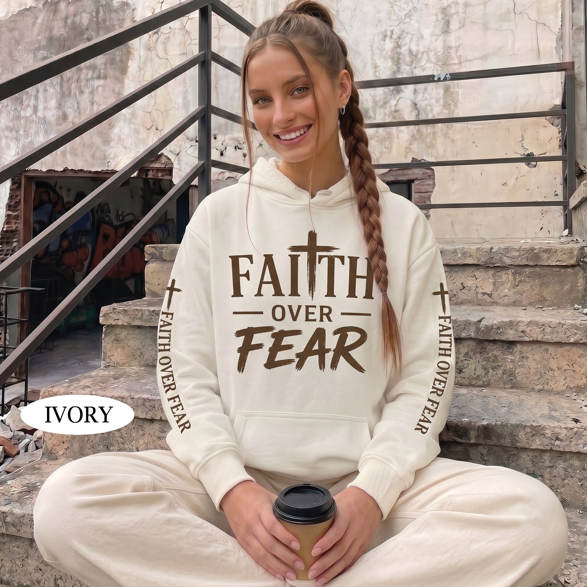 Faith Over Fear Psalms 118:6 Christian Shirt & Hoodie