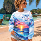 Fall for Jesus He Never Leaves Ocean T-Shirt, Sweatshirt & Hoodie