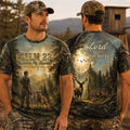 Christian Hunting All Over Print Shirt, Psalm 23 The Lord Is My Shepherd Tee
