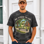 Off to Praise the Lord All Over Print Shirt, Funny Christian Shirt