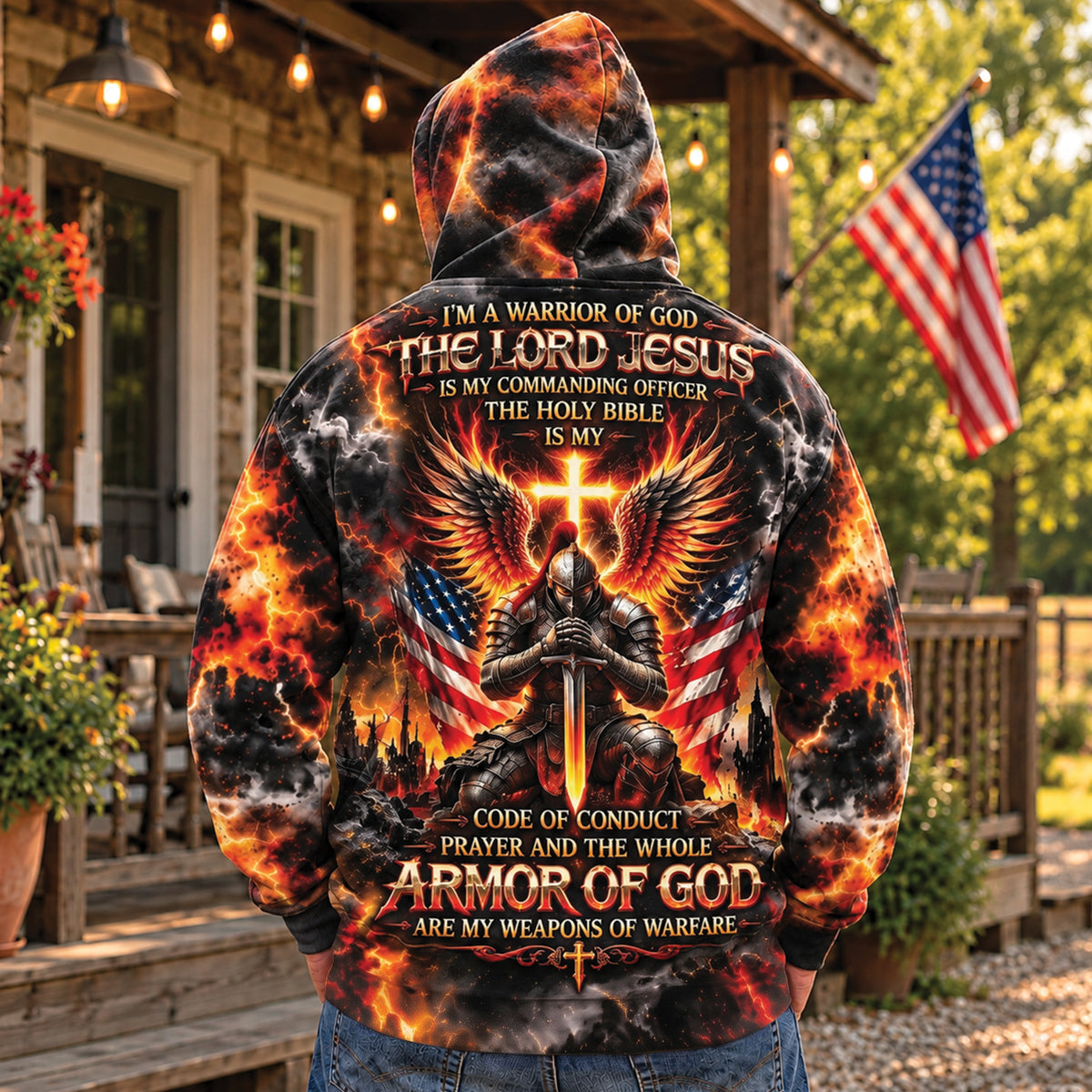 I'm a Warrior of God Armor of God Christian All Over Print Shirt