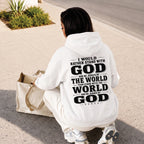 I Would Rather Stand With God Christian Shirt, Faith Over the World Religious Hoodie